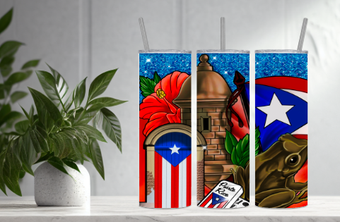 Coqui, Boricua, Garita Tumbler